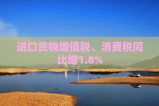 进口货物增值税、消费税同比增1.8%