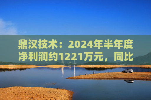 鼎汉技术：2024年半年度净利润约1221万元，同比增加207.37%