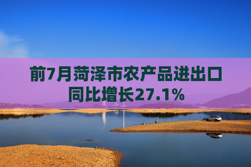 前7月菏泽市农产品进出口同比增长27.1%