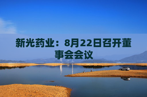 新光药业：8月22日召开董事会会议