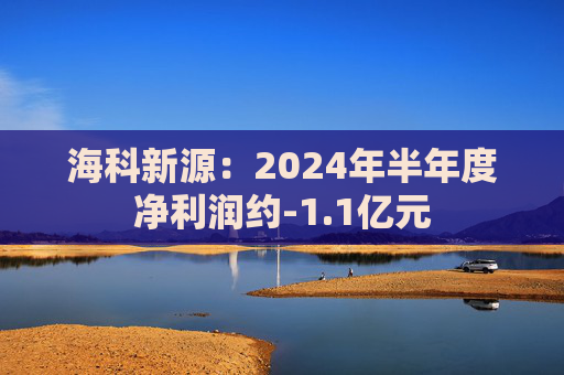 海科新源：2024年半年度净利润约-1.1亿元