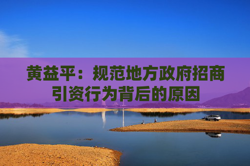 黄益平：规范地方政府招商引资行为背后的原因