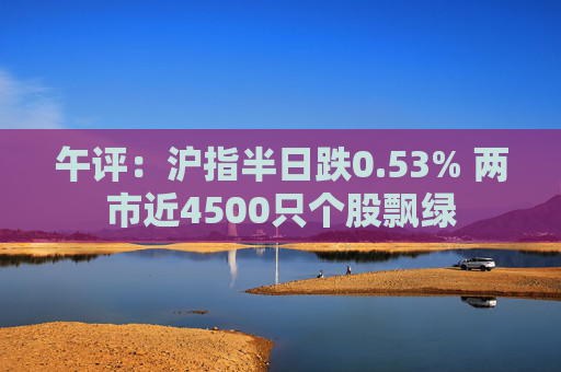 午评：沪指半日跌0.53% 两市近4500只个股飘绿