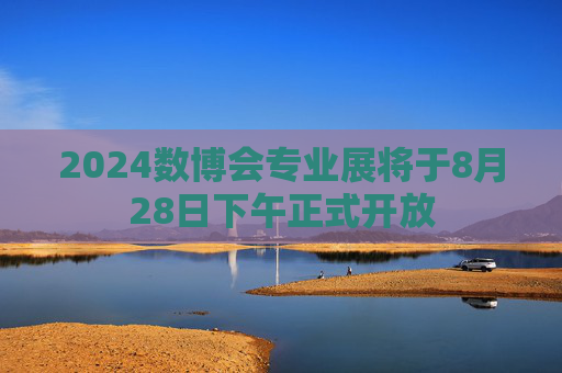 2024数博会专业展将于8月28日下午正式开放