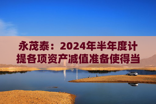 永茂泰：2024年半年度计提各项资产减值准备使得当期利润总额减少446.14万元