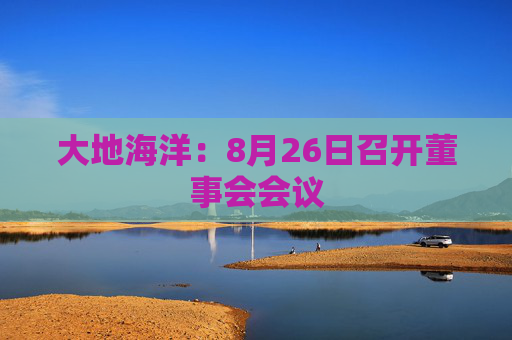 大地海洋：8月26日召开董事会会议