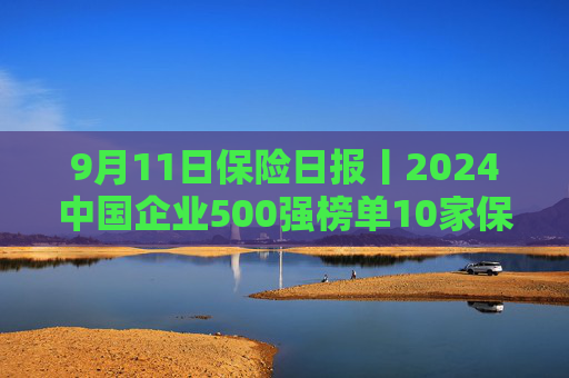 9月11日保险日报丨2024中国企业500强榜单10家保险公司上榜，投资收益带动上市险企上半年成绩单抢眼