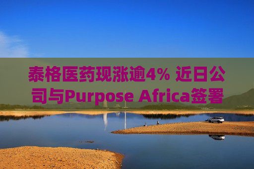 泰格医药现涨逾4% 近日公司与Purpose Africa签署合作备忘录