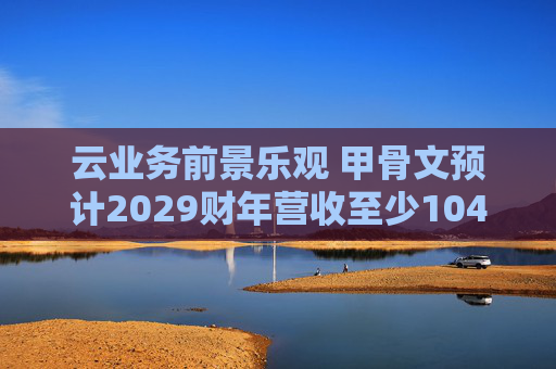 云业务前景乐观 甲骨文预计2029财年营收至少1040亿美元