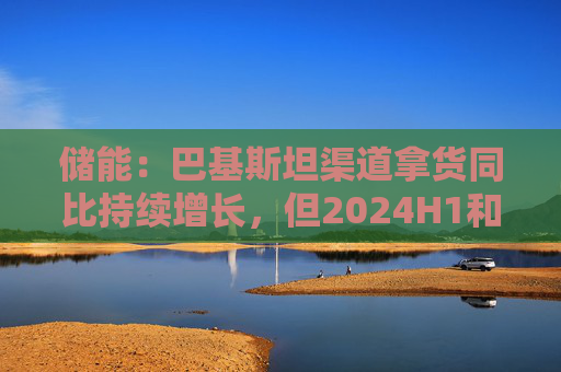 储能：巴基斯坦渠道拿货同比持续增长，但2024H1和2024H1总量差异不大