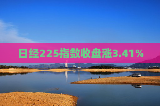 日经225指数收盘涨3.41%