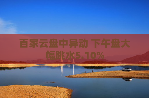 百家云盘中异动 下午盘大幅跳水5.10%