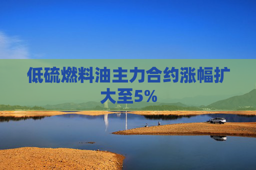 低硫燃料油主力合约涨幅扩大至5%