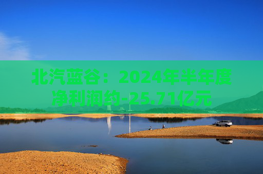 北汽蓝谷：2024年半年度净利润约-25.71亿元