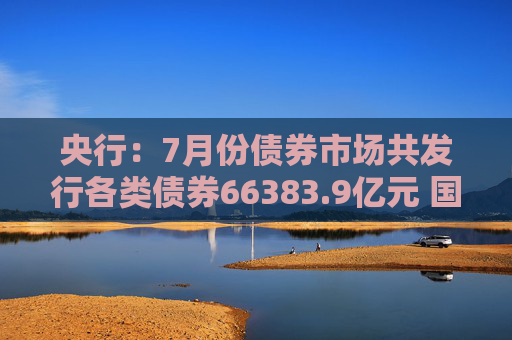 央行：7月份债券市场共发行各类债券66383.9亿元 国债发行9924.9亿元