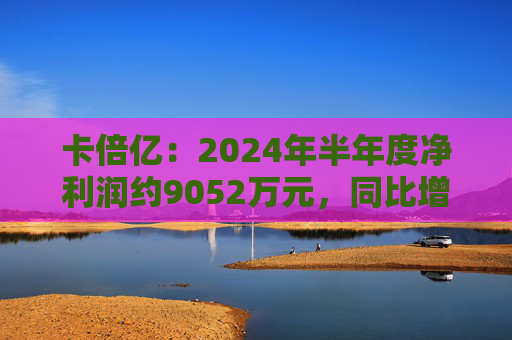 卡倍亿：2024年半年度净利润约9052万元，同比增加11.26%