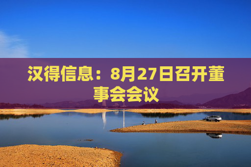 汉得信息：8月27日召开董事会会议