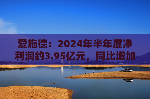 爱施德：2024年半年度净利润约3.95亿元，同比增加23.92%