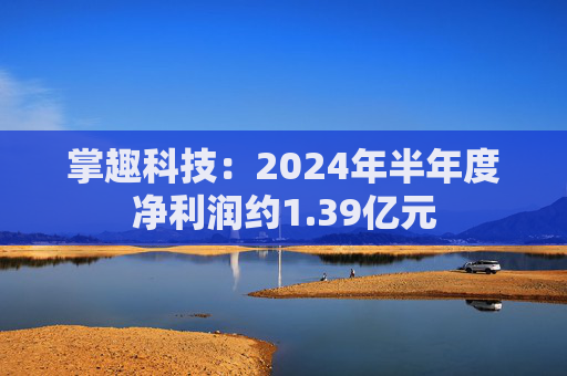 掌趣科技：2024年半年度净利润约1.39亿元