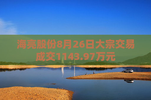 海亮股份8月26日大宗交易成交1143.97万元