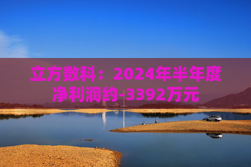 立方数科：2024年半年度净利润约-3392万元