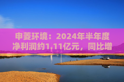 申菱环境：2024年半年度净利润约1.11亿元，同比增加27.28%