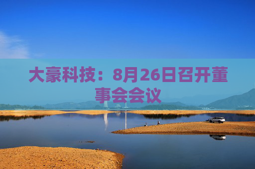 大豪科技：8月26日召开董事会会议