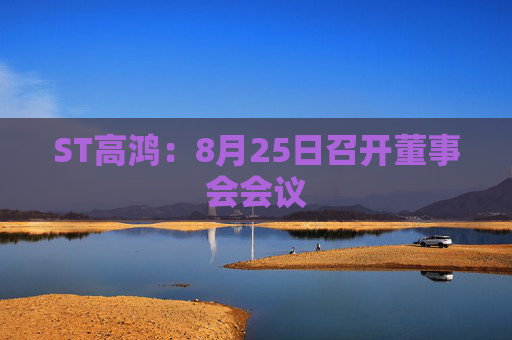 ST高鸿：8月25日召开董事会会议